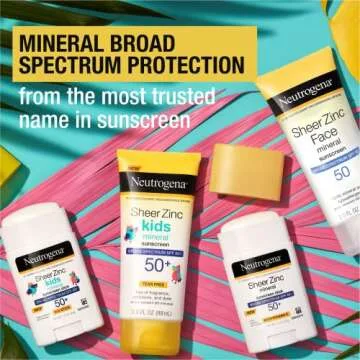 Neutrogena Sheer Zinc Sunscreen Lotion SPF 50 for Every Occasion