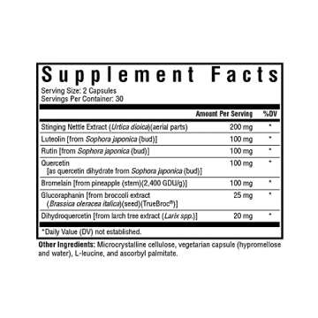 Seeking Health HistaminX - Supplement with Bromelain & Flavonoids - Formula Aids Healthy Swelling Re...