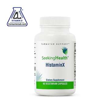 Seeking Health HistaminX - Supplement with Bromelain & Flavonoids - Formula Aids Healthy Swelling Responses & Seasonal Comfort - Support Immune System with Antioxidants - 60 Capsules