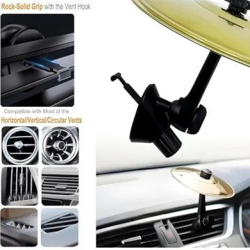 2PCS Car Cymbal Air Vent – Fun Music Accessory for Cars