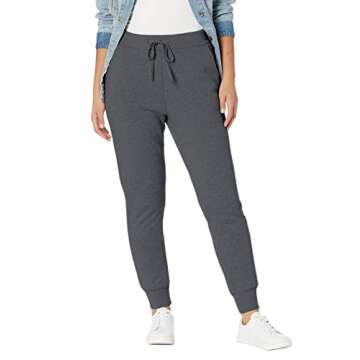 Yeokou Womens Sherpa Lined Sweatpants Winter Athletic Jogger Fleece Pants(Grey-S)
