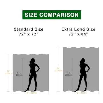 Luxurious TAMGHO Crushed Velvet Shower Curtain Set 72x72