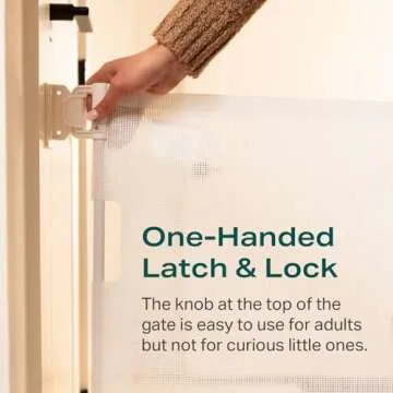 Cumbor Retractable Baby Gate, Extra Wide & Safe