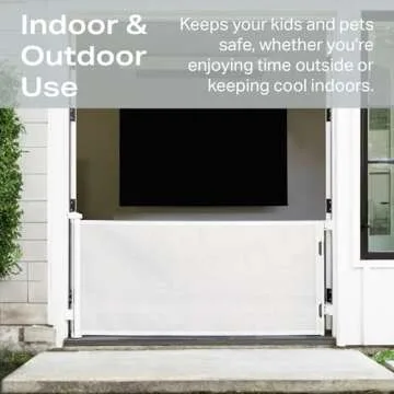 Cumbor Retractable Baby Gate, Extra Wide & Safe