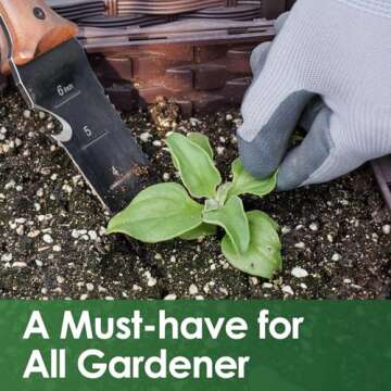 PERWIN Hori Hori Garden Knife for Weeding, Planting, and Digging