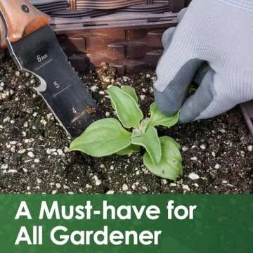 PERWIN Hori Hori Garden Knife for Weeding, Planting, and Digging