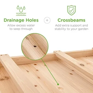 Ergonomic Mobile Garden Planter with Storage and Wheels