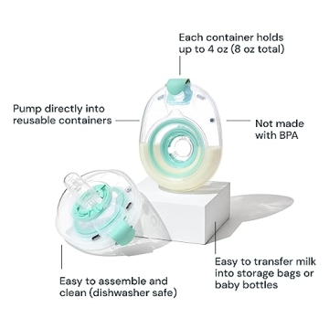 Willow 360 Reusable Breast Milk Containers for Easy Pumping