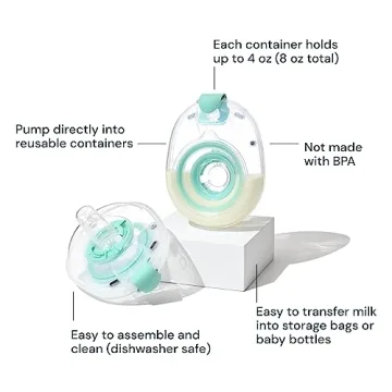 Willow 360 Reusable Breast Milk Containers for Easy Pumping