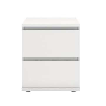 Tvilum 2 Drawer Bedroom Nighstand, White
