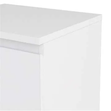 Tvilum 2 Drawer Bedroom Nighstand, White