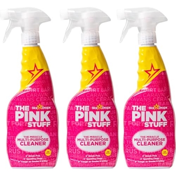 Stardrops - The Pink Stuff - The Miracle Multi-Purpose Cleaning Spray 750ml 3-Pack Bundle (3 Multi-P...