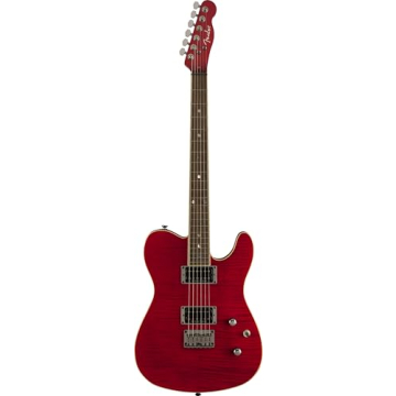 Fender Special Edition Custom Tele FMT HH Electric Guitar – Crimson Red Transparent