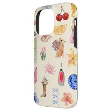 iPhone 14 Pro Max Aesthetic Italian European Summer Preppy Collage Case