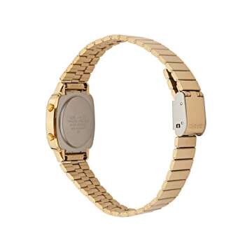 CASIO Women's LA670WGA-9 Gold Stainless-Steel Quartz Watch with Digital Dial