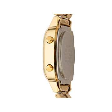 CASIO Women's LA670WGA-9 Gold Stainless-Steel Quartz Watch with Digital Dial