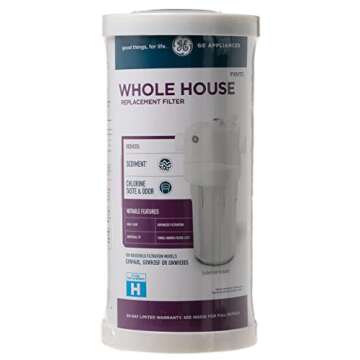 GE FXHTC Whole House Water Filter | Replacement for Water Filtration System | NSF Certified: Reduces...