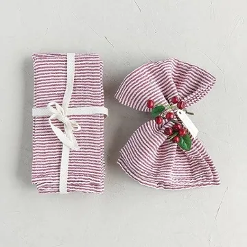 Creative Co-Op Cotton Napkins - Perfect for Holiday Dining