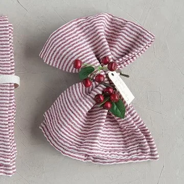 Creative Co-Op Cotton Napkins - Perfect for Holiday Dining