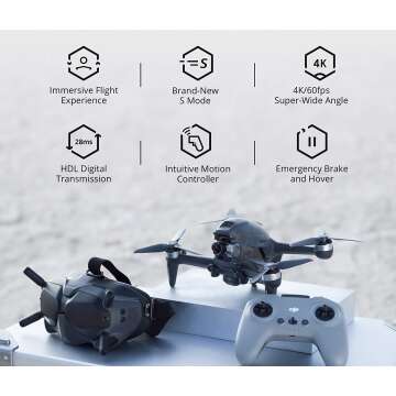 DJI FPV Combo Drone with 4K Camera and HD Transmit