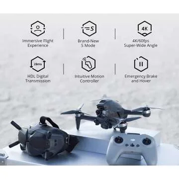 DJI FPV Combo Drone with 4K Camera and HD Transmit
