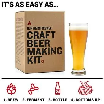 Northern Brewer - Siphonless 1 Gallon Craft Beer Making Starter Kit, Equipment and Beer Recipe Kit (Wheat)