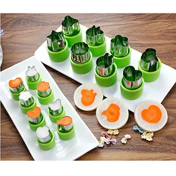 Fun 14 Pcs Cookie Cutters for Kids Healthy Eating