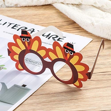 Amosfun Thanksgiving Turkey Sunglasses for Festive Celebrations