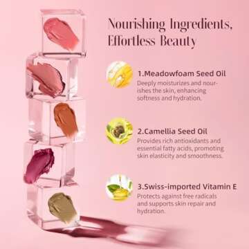 Unidollss 3-in-1 Makeup Cream Blush Stick for All Skin