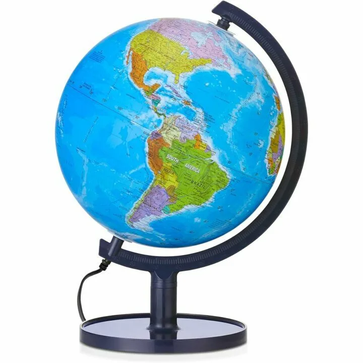 Interactive 10" Kids Globe - STEM, LED, Fun Facts