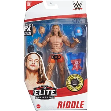 WWE Riddle Elite Collection Action Figure 6 Inches - TrueFX Technology