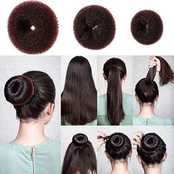 Bun Shaper Set for Women and Kids - Quick Hairstyles