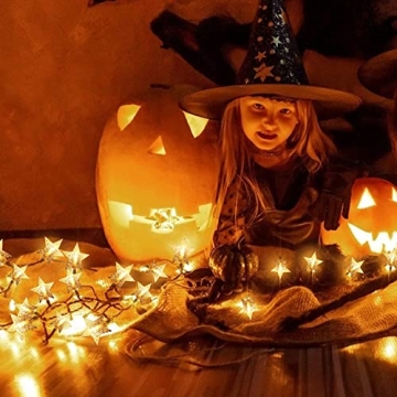 TOFU 43FT Star String Lights - Magical Indoor Outdoor Decor