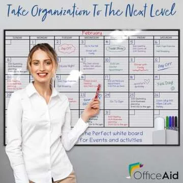 Large Dry Erase Wall Calendar - Stay Organized Effortlessly