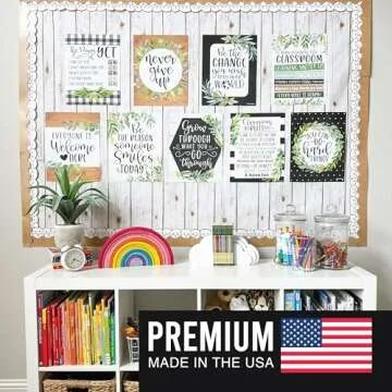 Inspire Learning with 9 Boho Farmhouse Classroom Posters