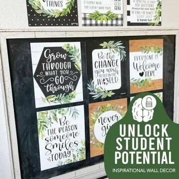 Inspire Learning with 9 Boho Farmhouse Classroom Posters
