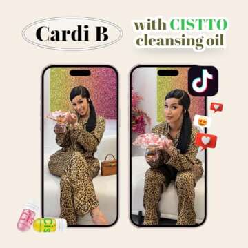 Cistto Natural Cleansing Oil – Waterproof Makeup Remover Oil, Nourishing and Gentle for Sensitive ...