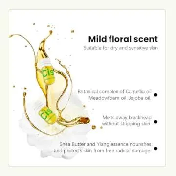 Cistto Natural Cleansing Oil – Waterproof Makeup Remover Oil, Nourishing and Gentle for Sensitive Skin and All Skin Types, Travel-Friendly, 2ml x 40 Capsules，Antioxidant Fresh-Seal, Non-comedogenic