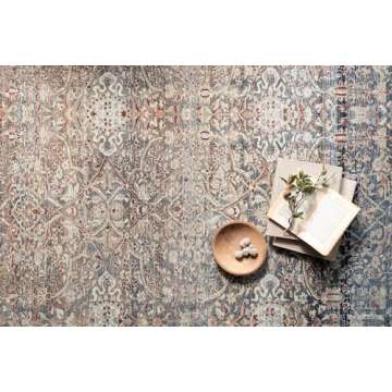 Loloi Jules Collection Area Rug - Timeless Vintage Charm