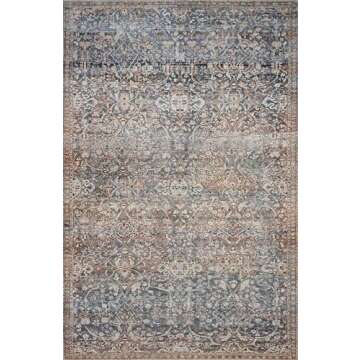 Loloi Jules Collection Area Rug - Timeless Vintage Charm