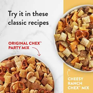 Wheat Chex Breakfast Cereal, Homemade Chex Mix Ingredient, 14 oz