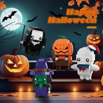 Halloween Building Blocks Kit for Kids - Fun & Safe Assembly
