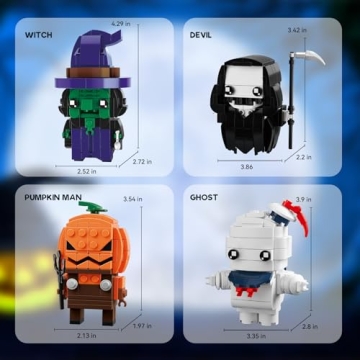 Halloween Building Blocks Kit for Kids - Fun & Safe Assembly