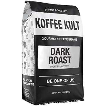Koffee Kult Coffee Beans 80oz Bundle - Dark & Medium Roast