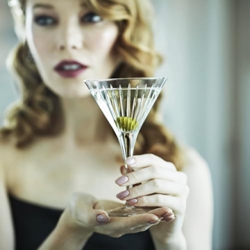 Grace Era Martini Glasses - Premium Cocktail Glass Set