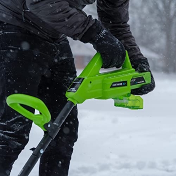 Earthwise 40-Volt Electric Snow Shovel for Easy Snow Removal