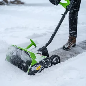 Earthwise 40-Volt Electric Snow Shovel for Easy Snow Removal