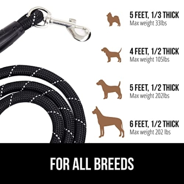 Gorilla Grip Heavy Duty Dog Leash for All Breeds