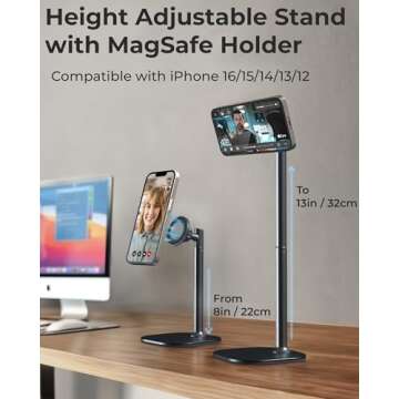 Cooper MagStand - Ultimate iPhone Stand for Video Recording, Compatible with MagSafe