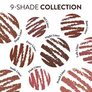 Mented Dark Brown Waterproof Lip Liner - Vegan Friendly